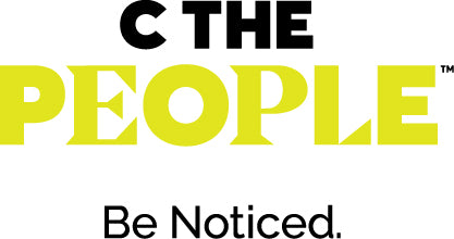 Logo with 'C The People' and tagline 'Be Noticed' on a white background