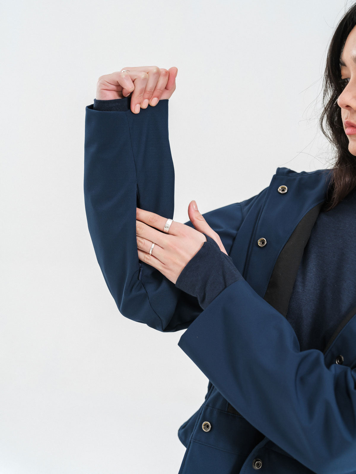 Short City Coat – Blue