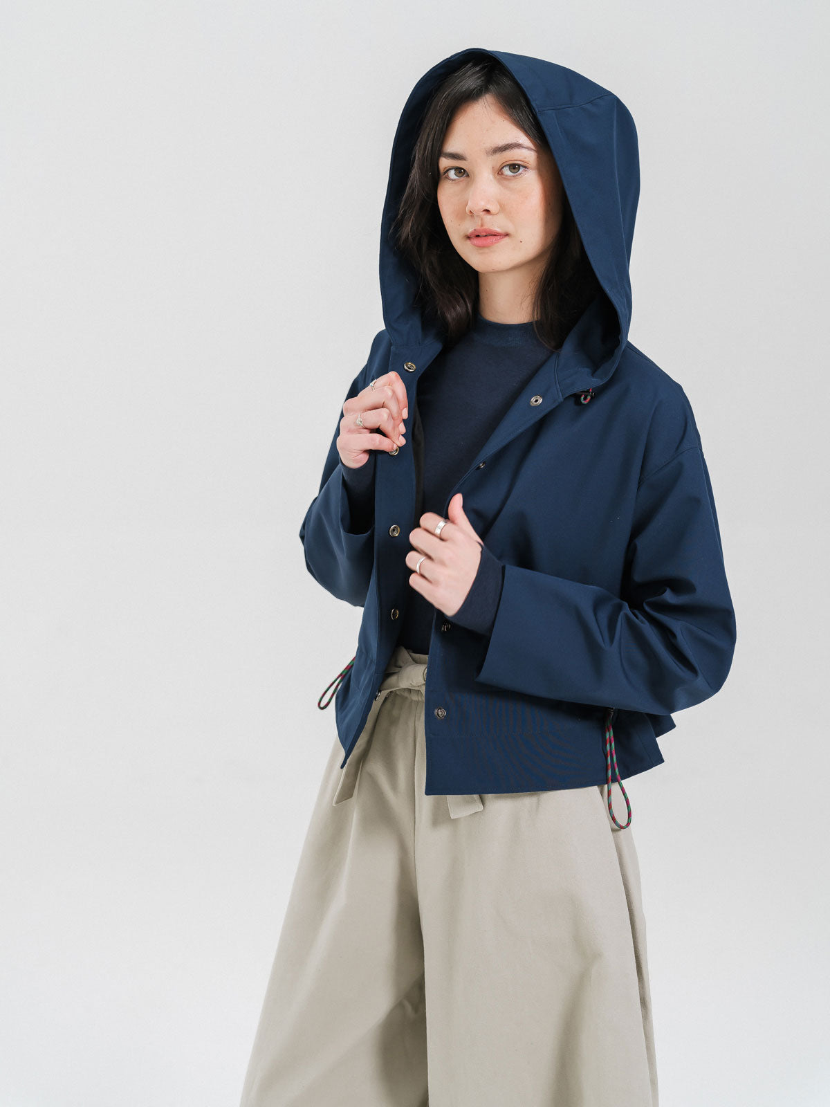 Short City Coat – Blue