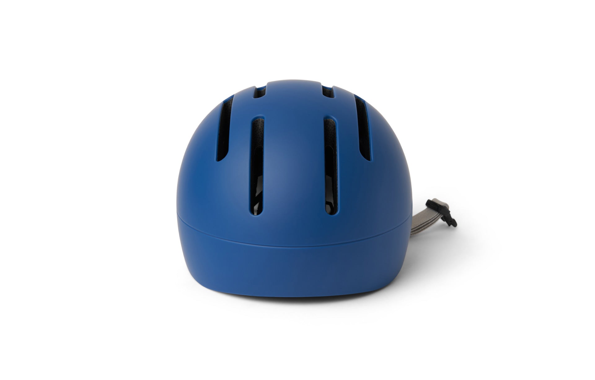 Blue helmet on a white background