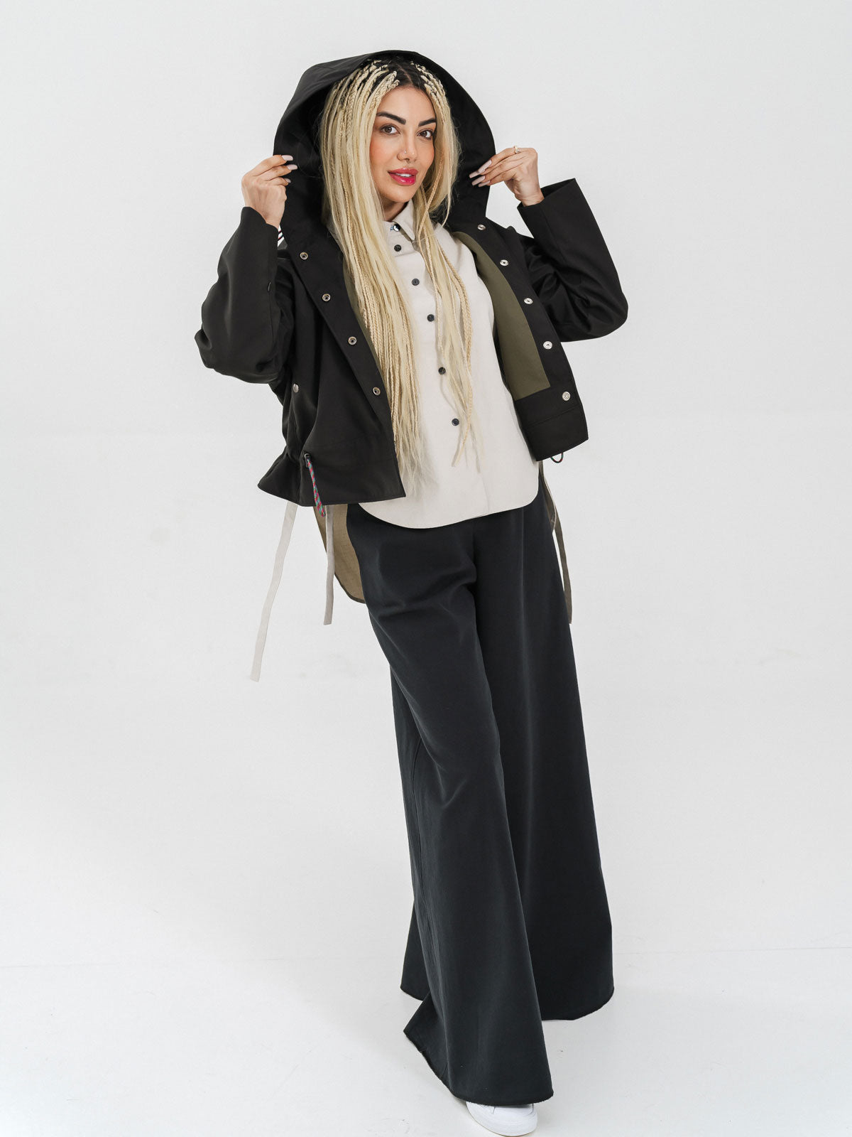 Short City Coat – Black