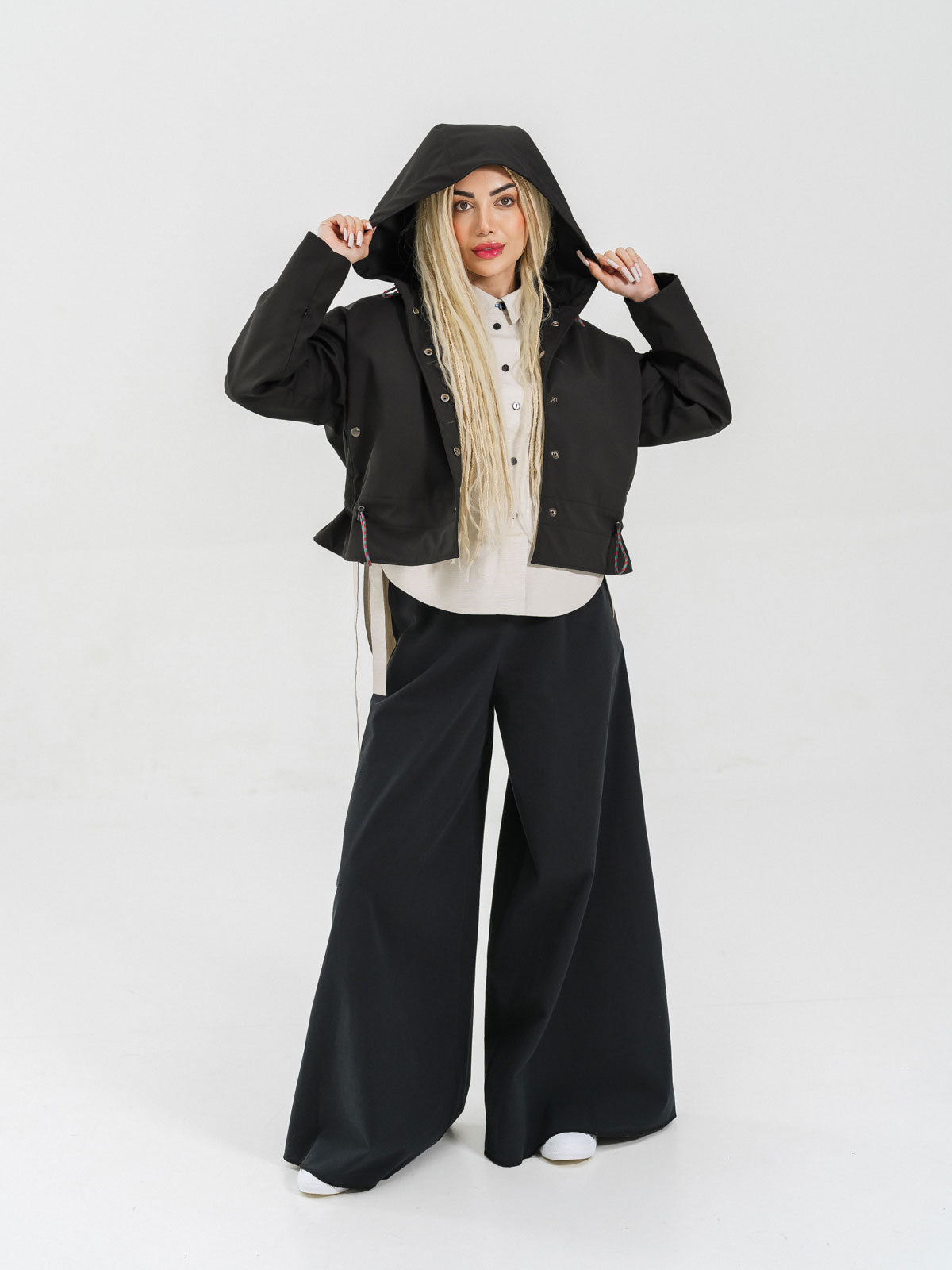 Short City Coat – Black