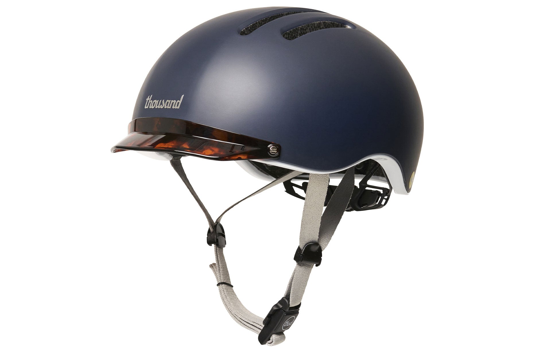Thousand Chapter helmet Club Navy with tortoise-shell visor