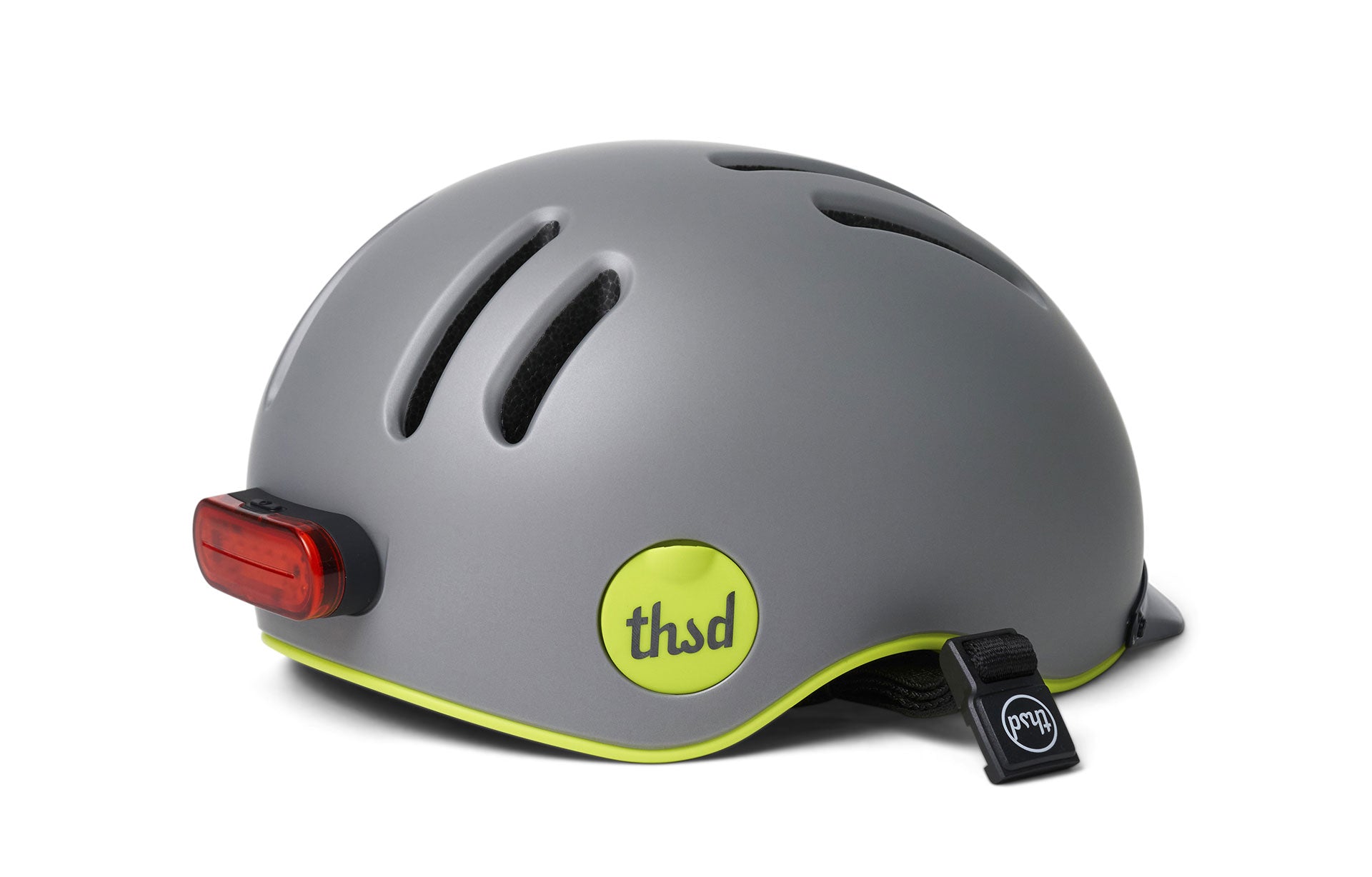 Skyline grey Thousand Chapter helmet magnetic light